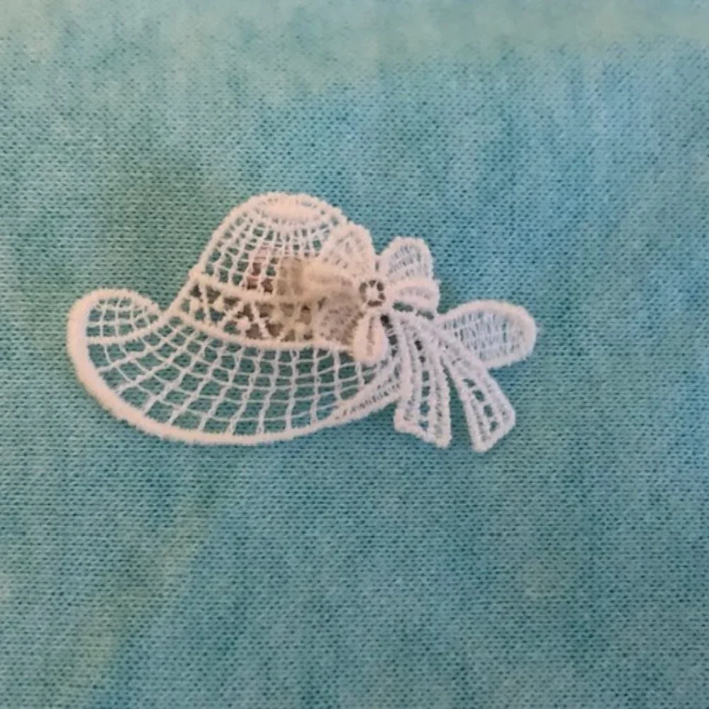 VINTAGE CROCHET HAT BROOCH PIN JOIE d' offrir - Picture 2 of 8